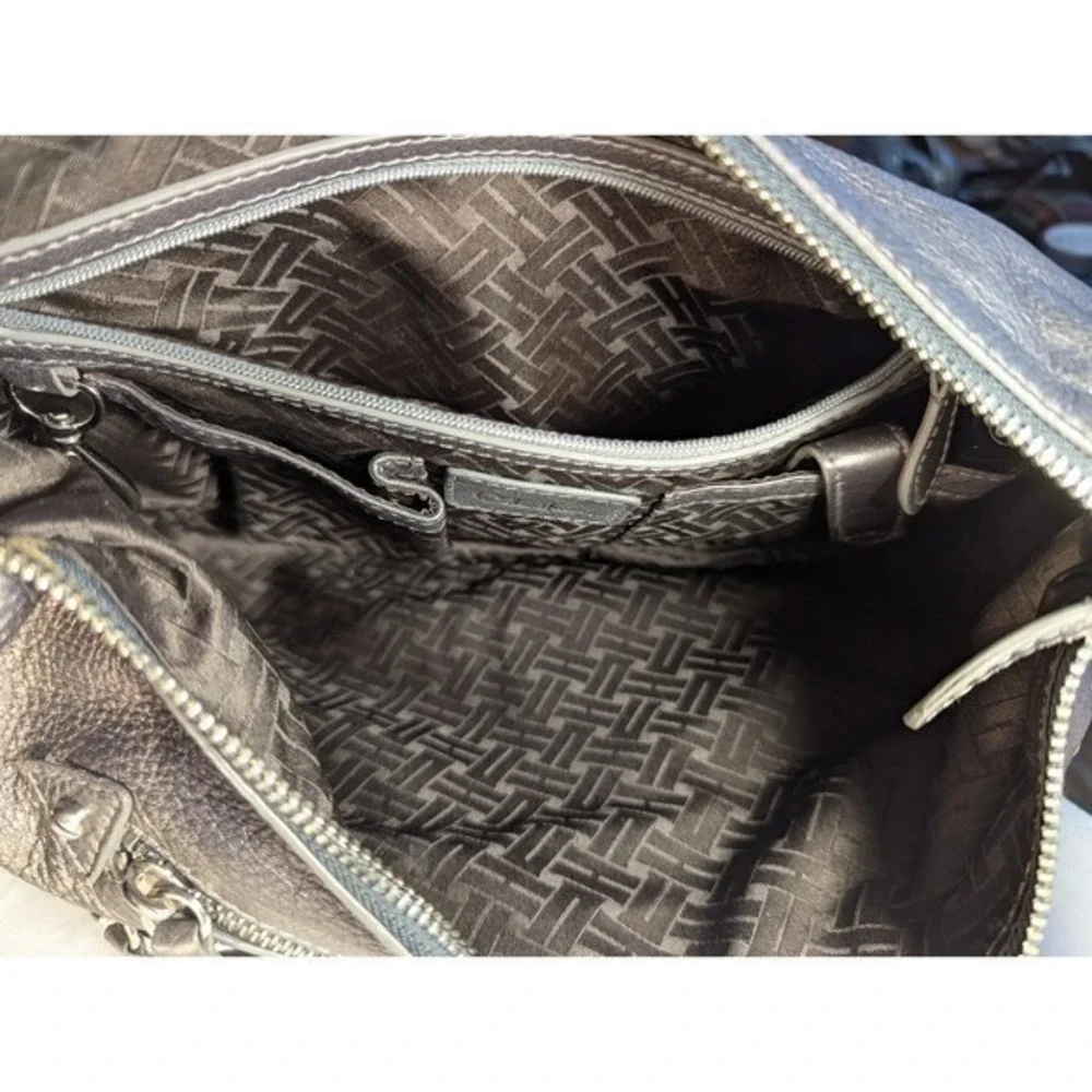 Cole Haan Shoulder Bag Bronze Metallic‎ Leather Everyday Purse Handbag